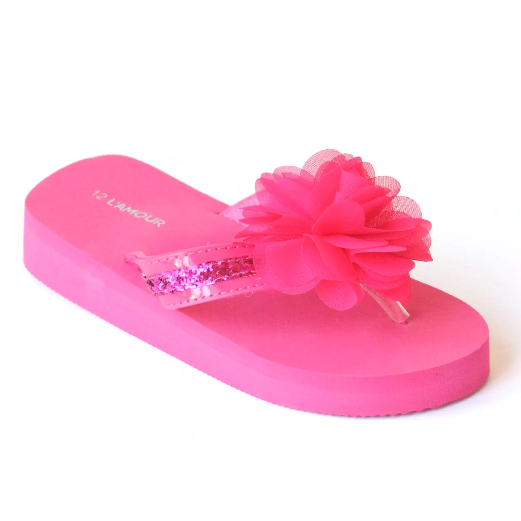 L'Amour Girls Sequin EVA Foam Sandals