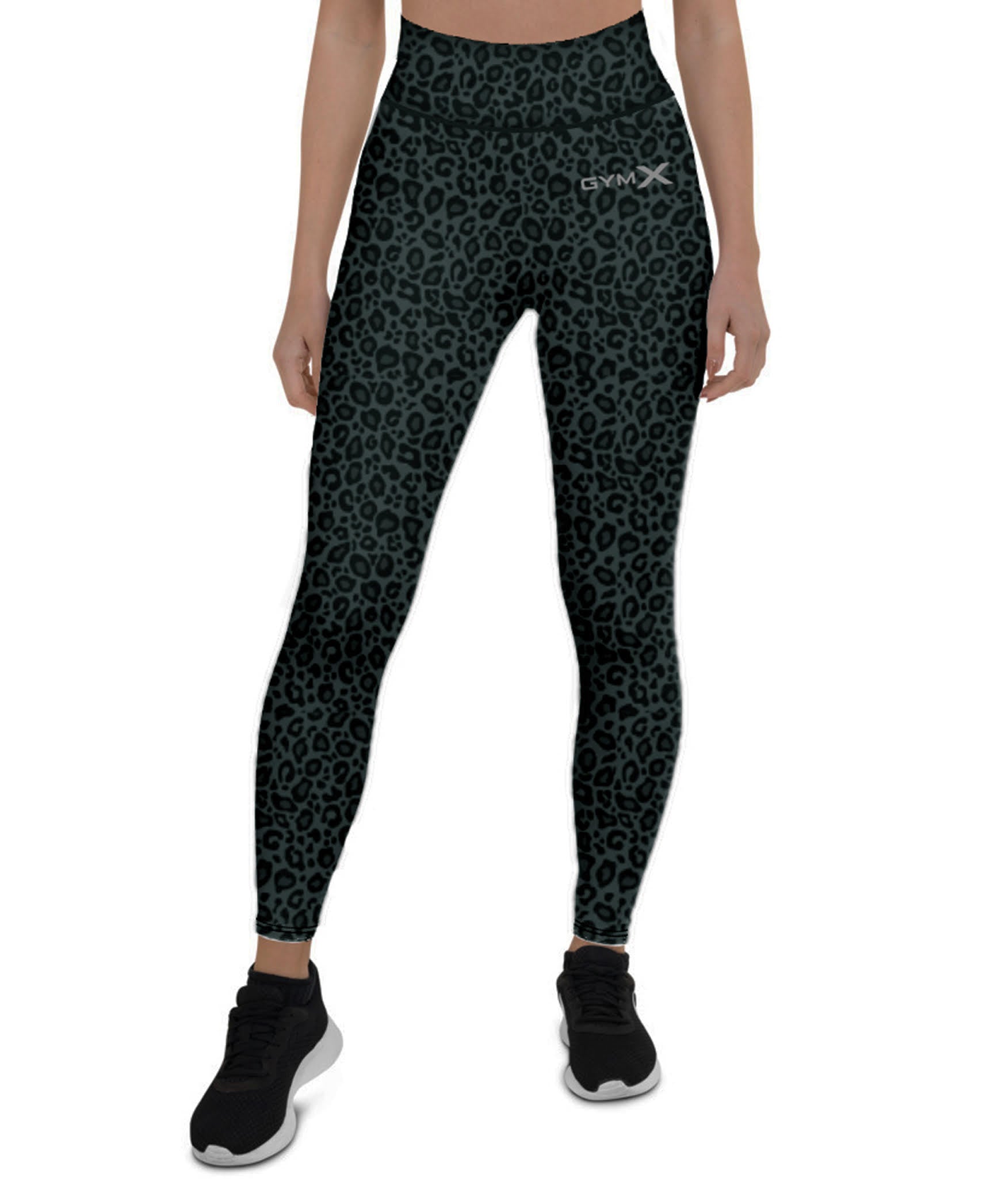 Leopard Black Leggings - Sale