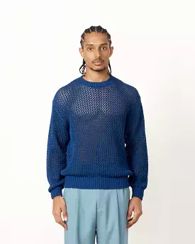 Lily-Yarn Mesh Knit in Blue