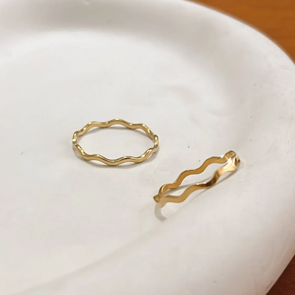 LIMITED Wave Gold Filled Ring