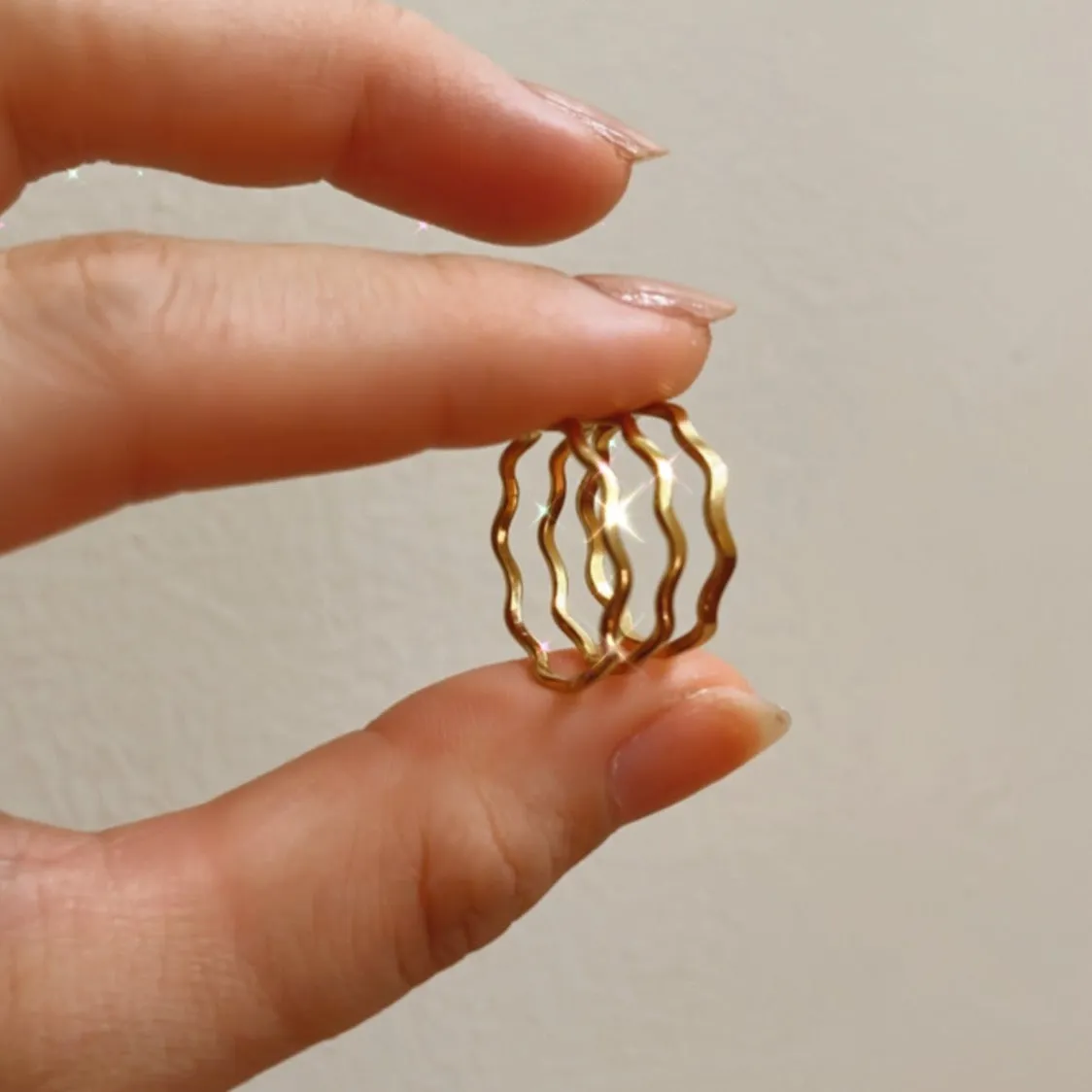 LIMITED Wave Gold Filled Ring