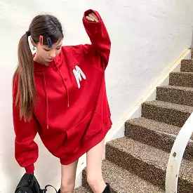 M Red Hoodie