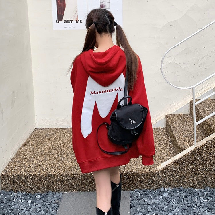 M Red Hoodie