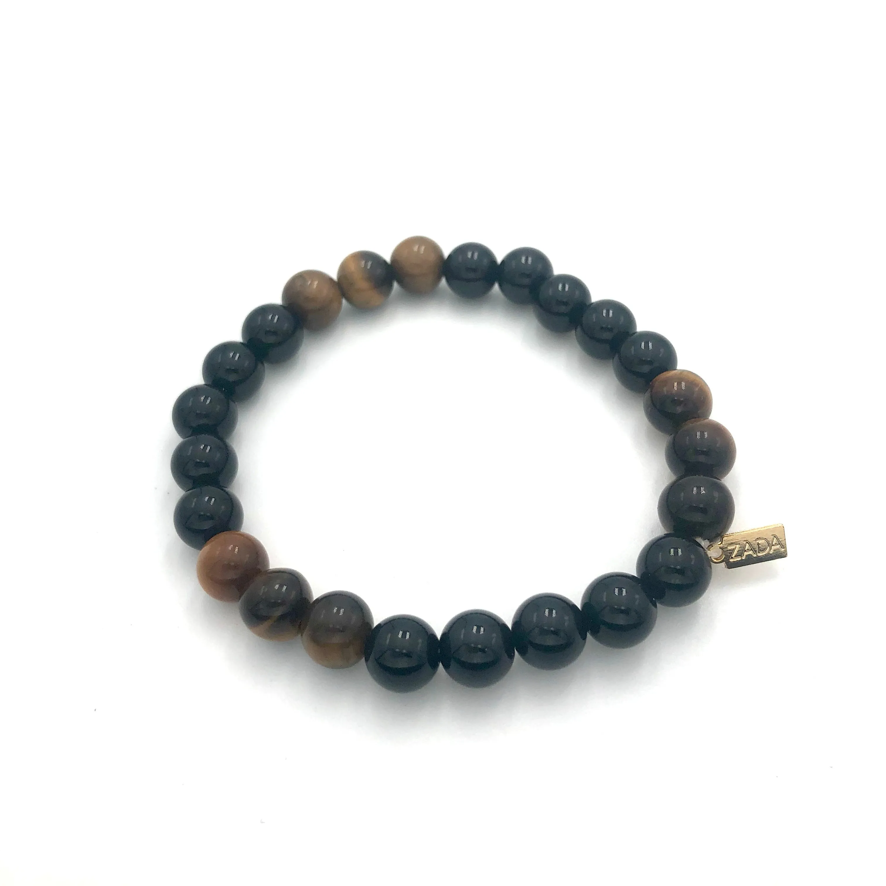 Men’s Bracelet—Onyx & Tiger’s Eye