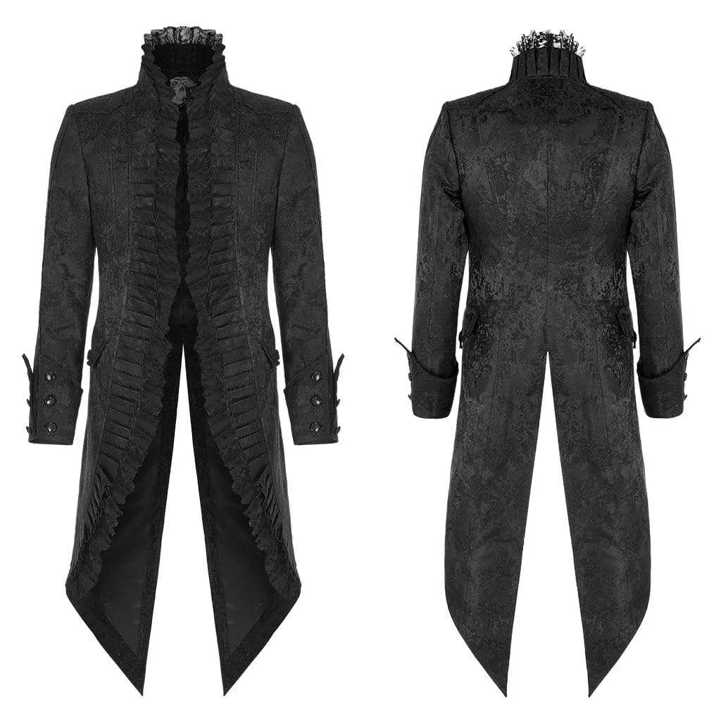 Men's Vintage Gorgeous Lace Tuxdo Coats