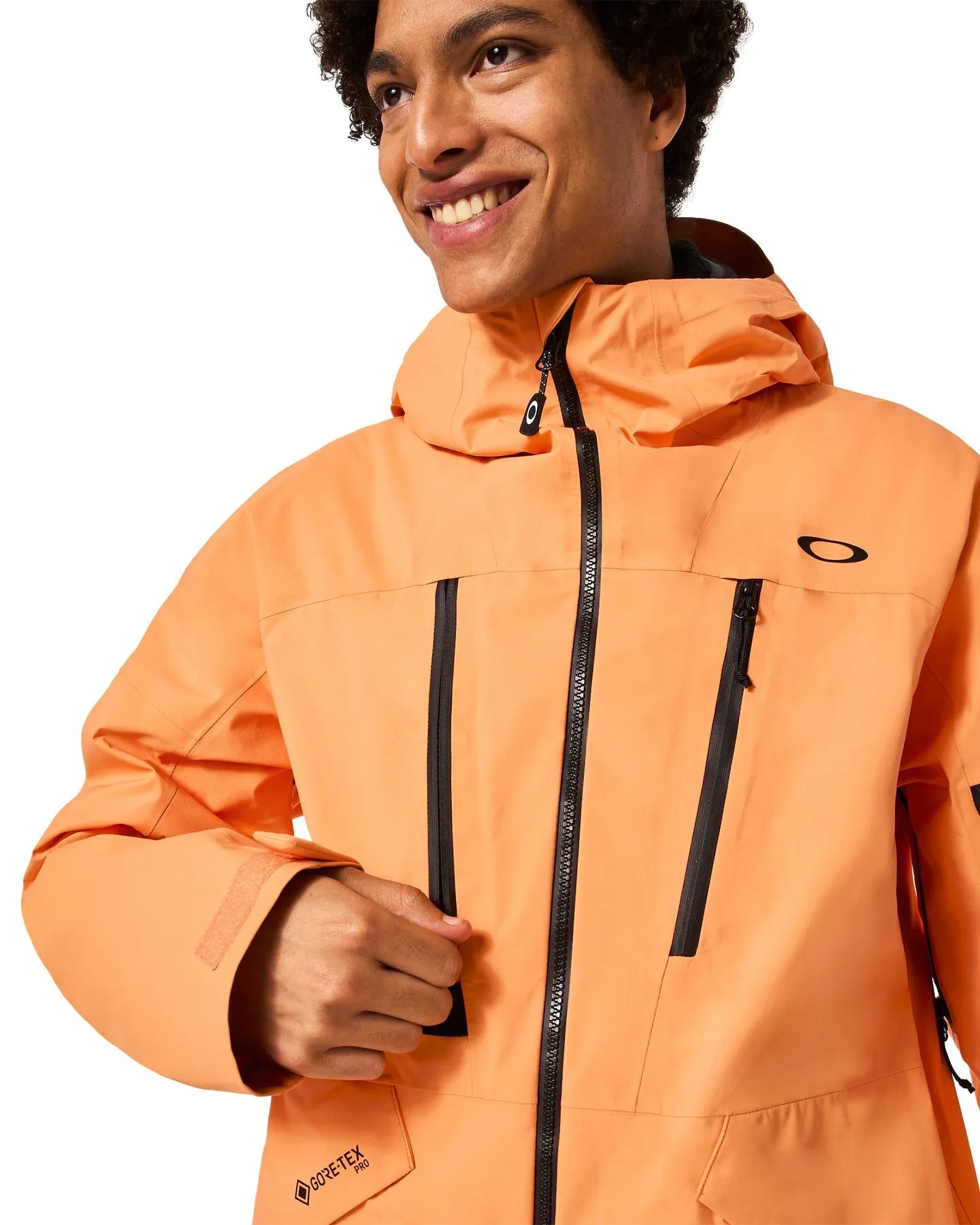 Oakley Bowls Gore-Tex Pro Shell Jacket - Soft Orange - 2024 | Shop Coats & Jackets at Trojan Wake Ski Snow & Snow Skiers