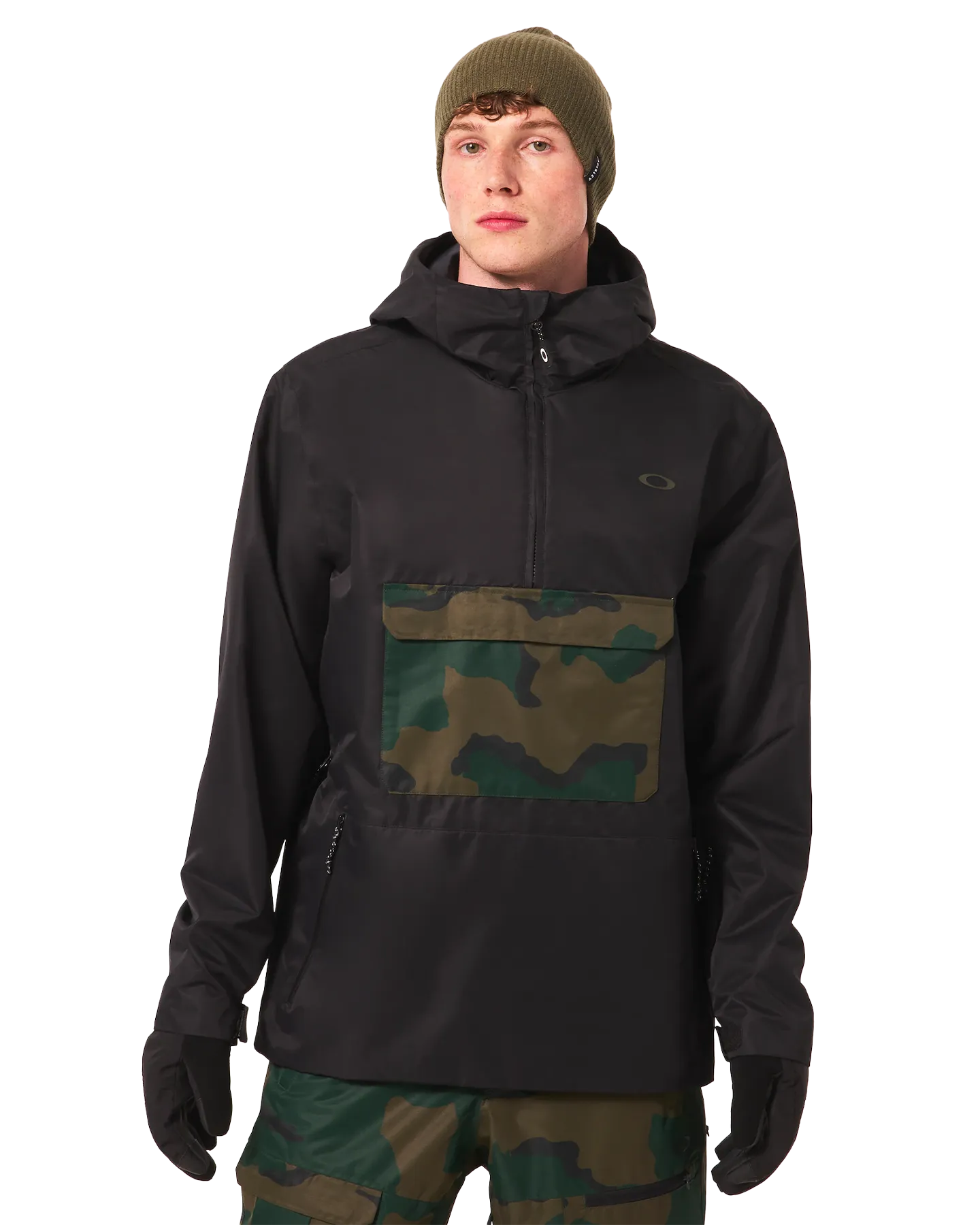 Oakley Divisional Rc Shell Anorak - Blackout - 2024 | Shop Coats & Jackets at Trojan Wake Ski Snow & Snow Skiers Warehou