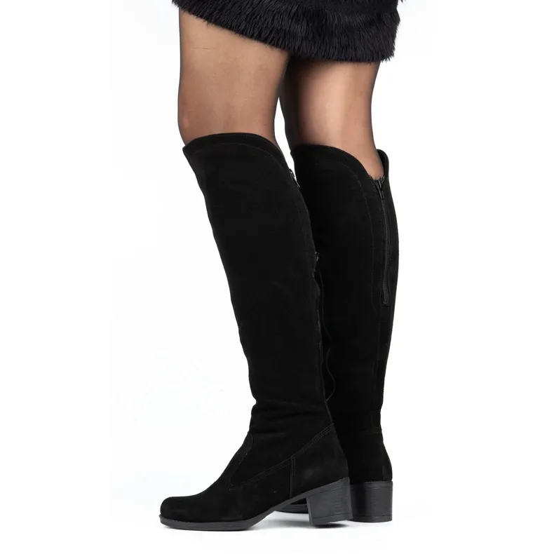 Olivier Black Agnes insulated boots