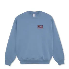 Polar Dave Crewneck Earthquake Oxford Blue