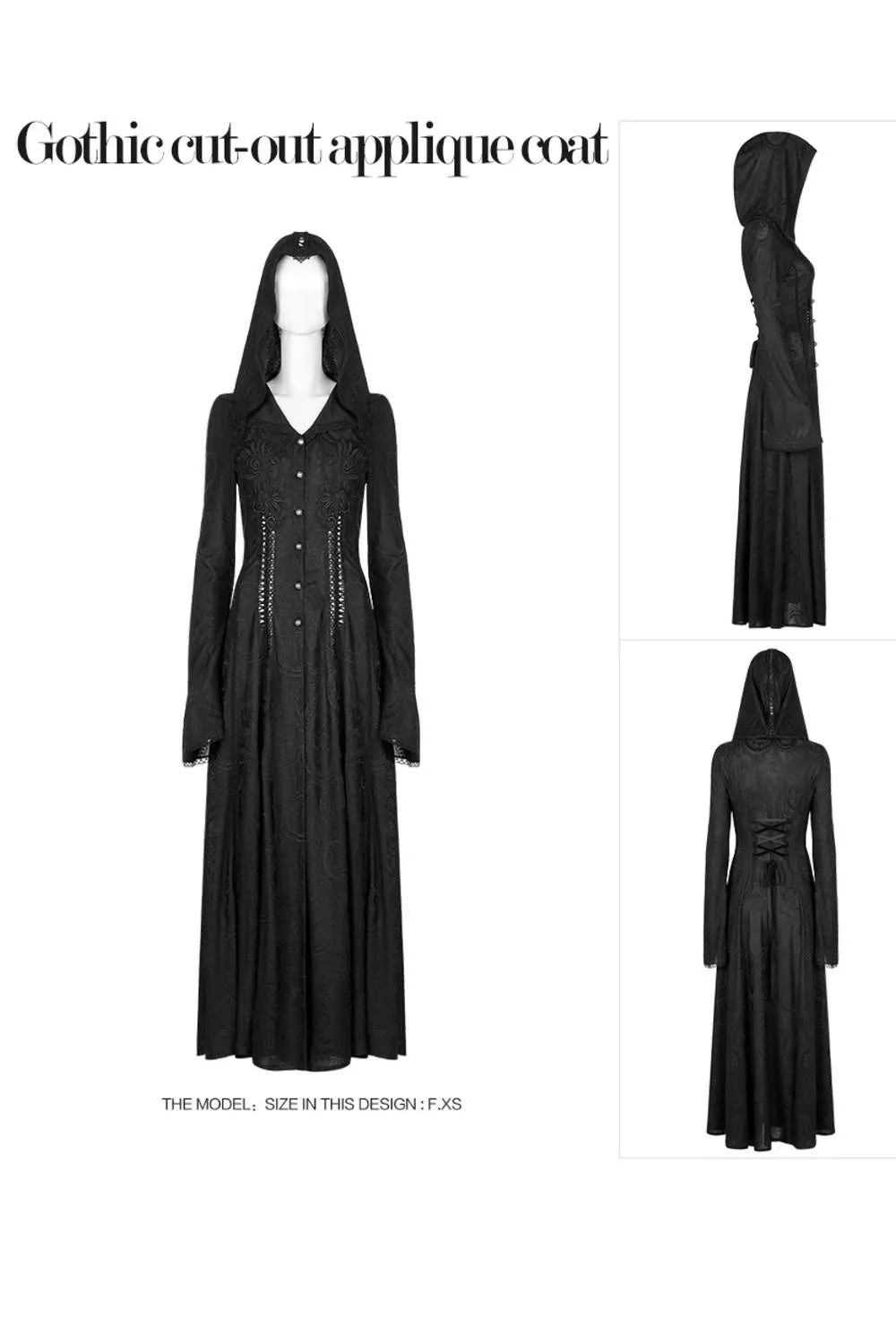 Punk Rave - Mystic Hooded Coat WY-1359XCF | Dark Ages