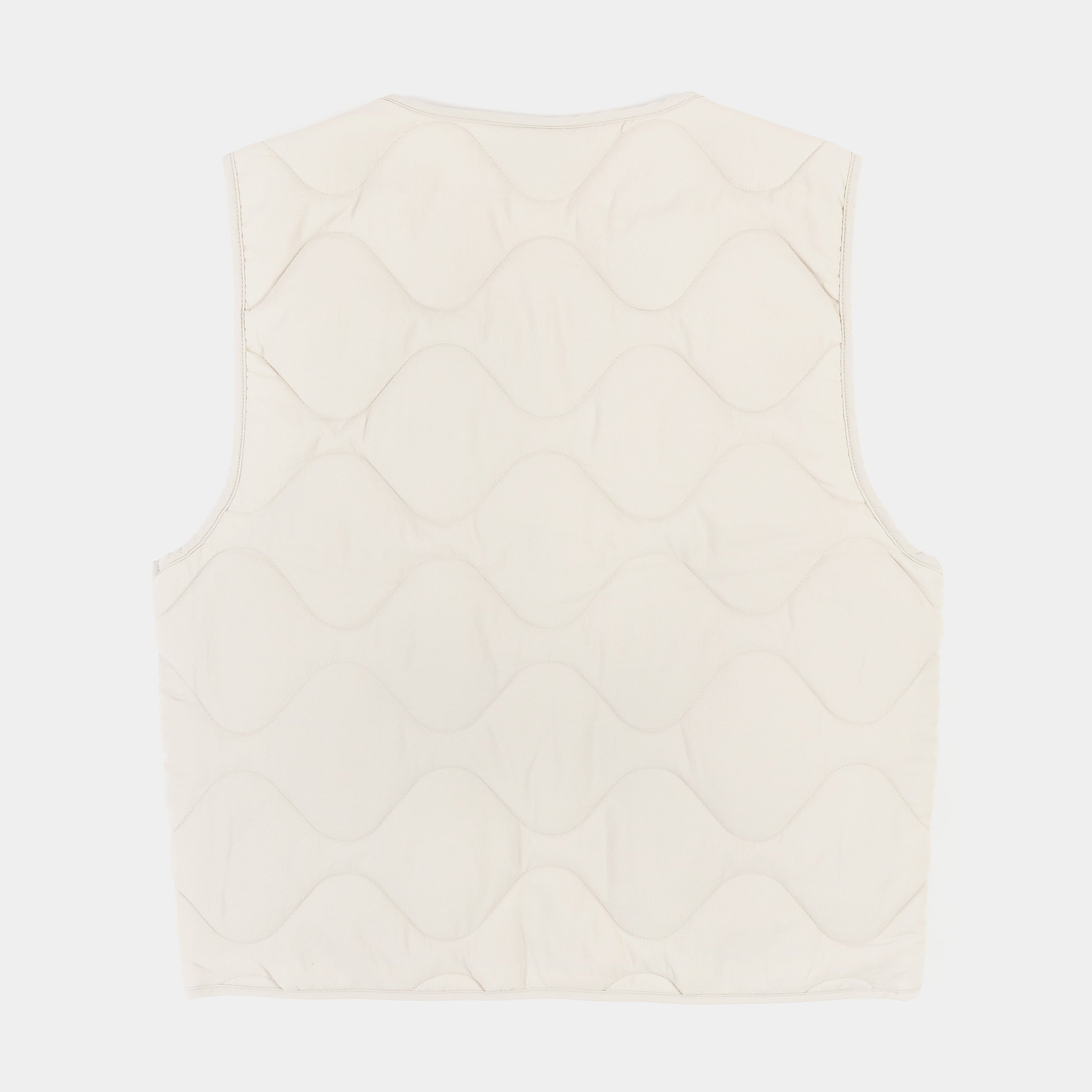 Quilted Mens Vest (Beige)