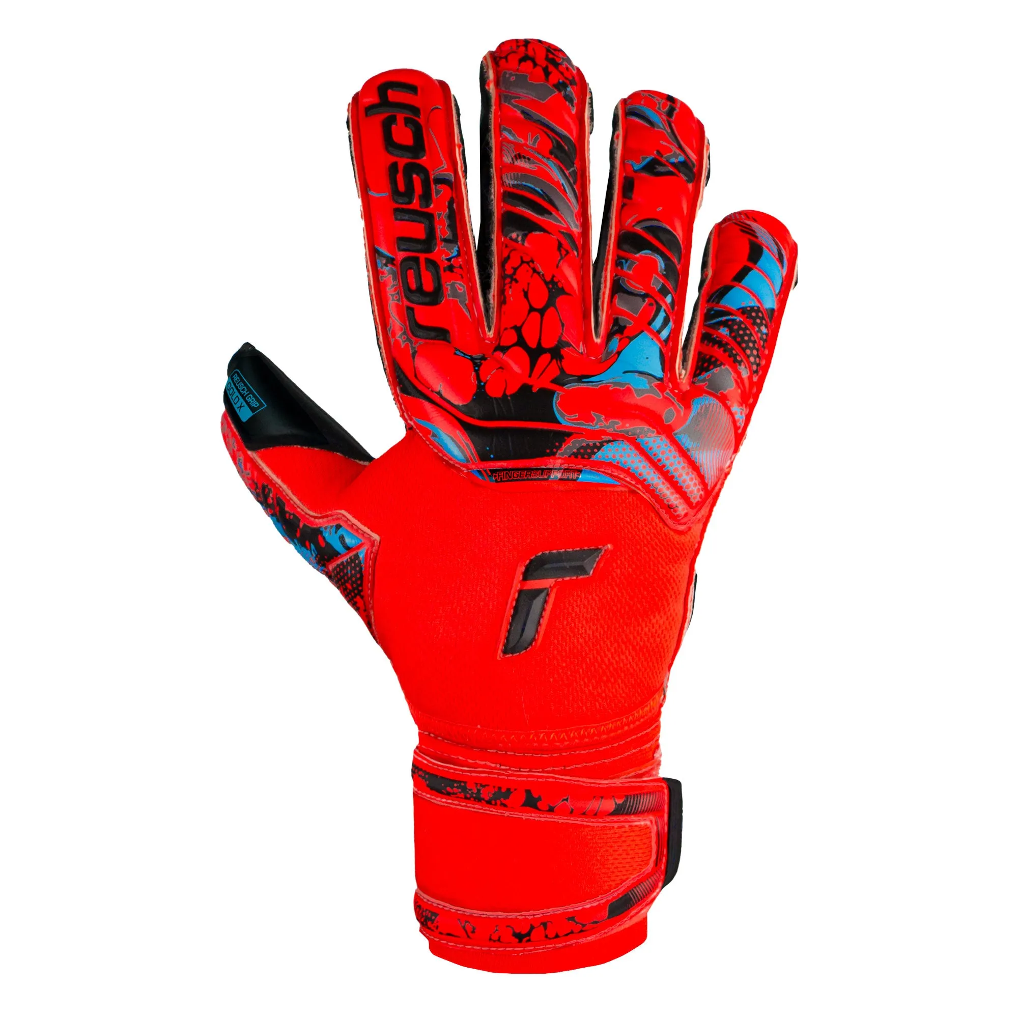 Reusch Men's Pure Contact Aqua Goalkeeper Gloves Red/Blue