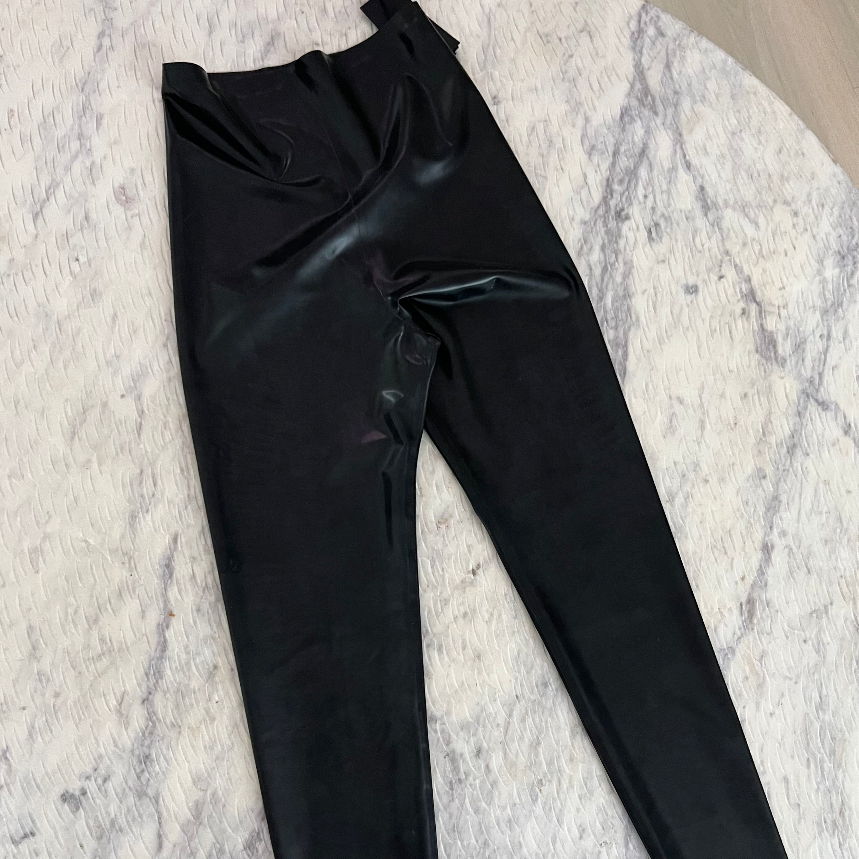 Saint Laurent Latex Leggings