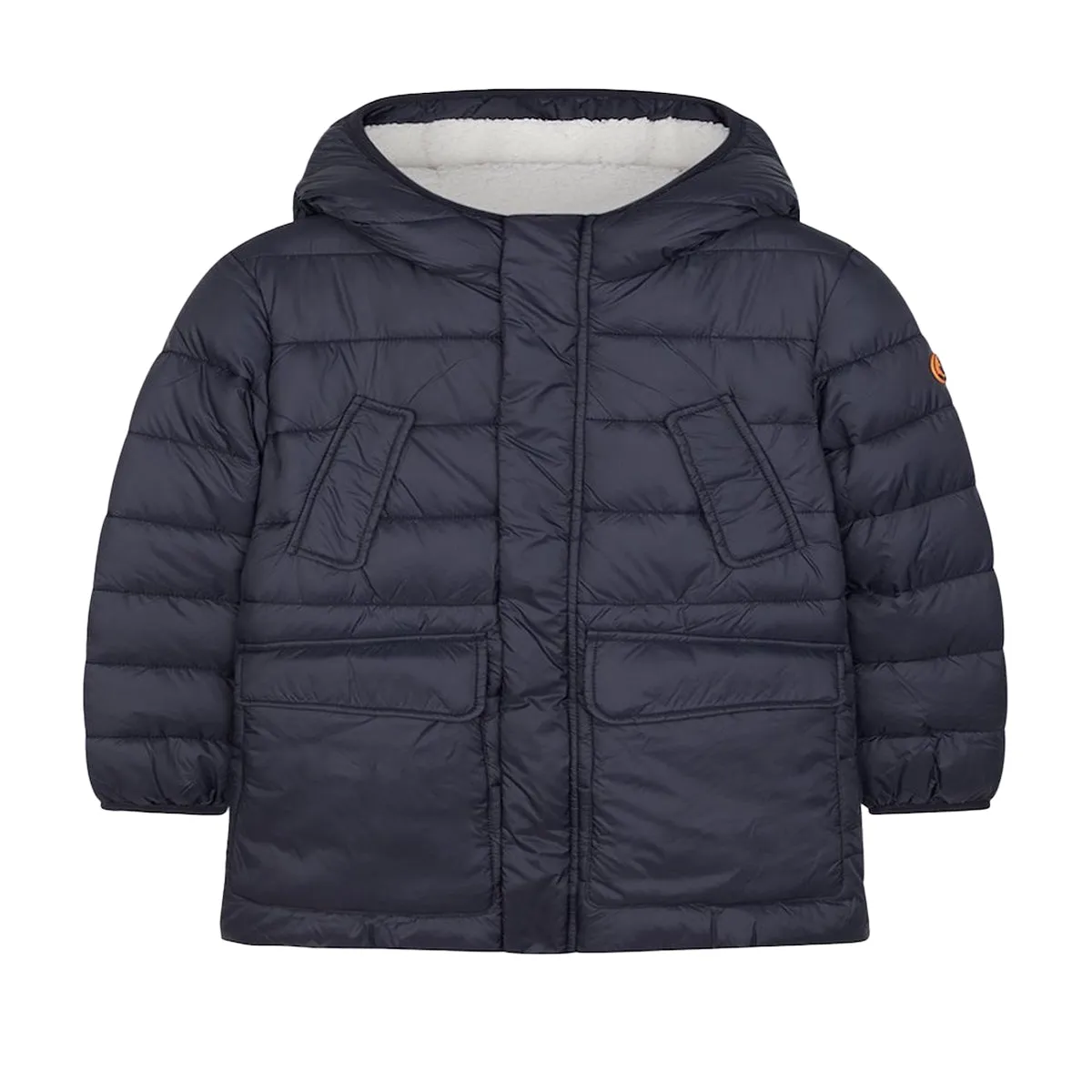 Save The Duck Boys Hooded Coat 001 Black