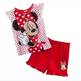 Summer Mickey Mouse Girls Pajamas Suits 2-3 Y S3546071