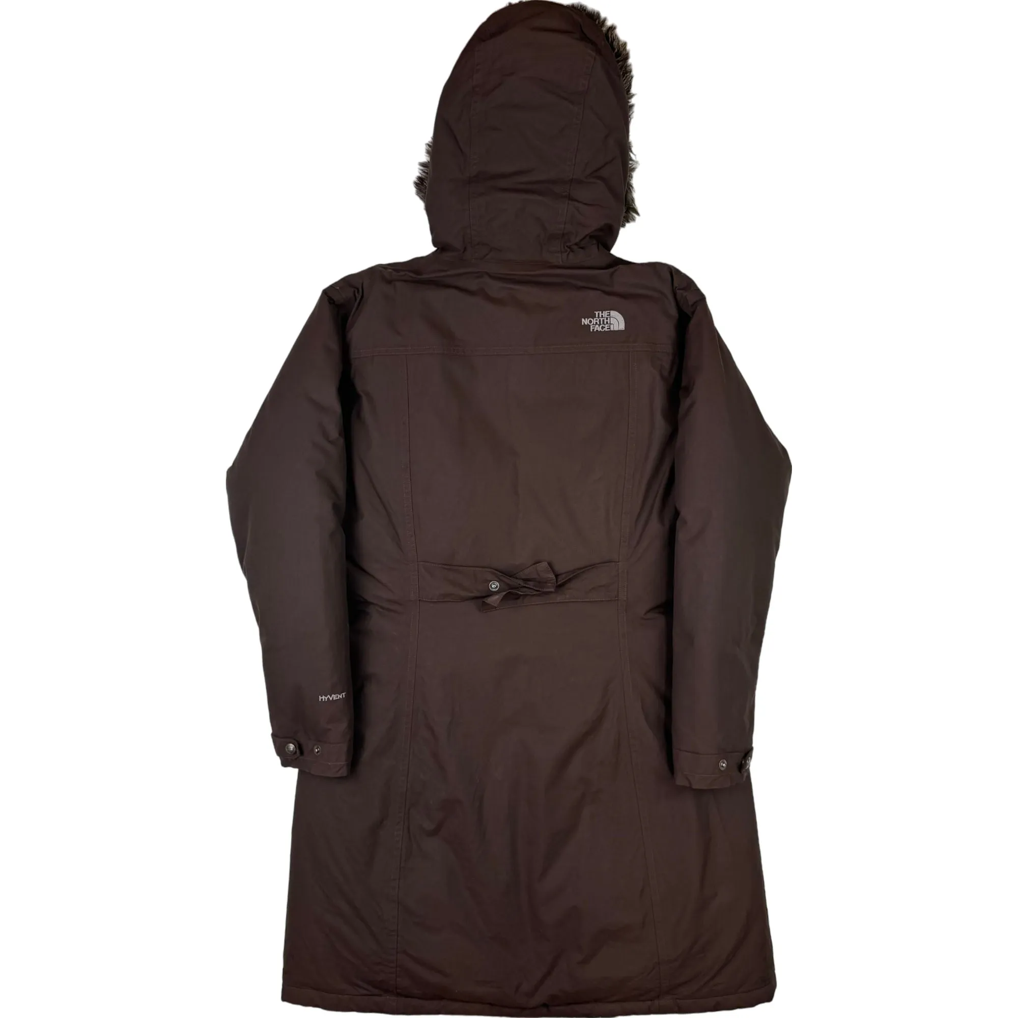 The North Face HyVent Hooded Coat Brown