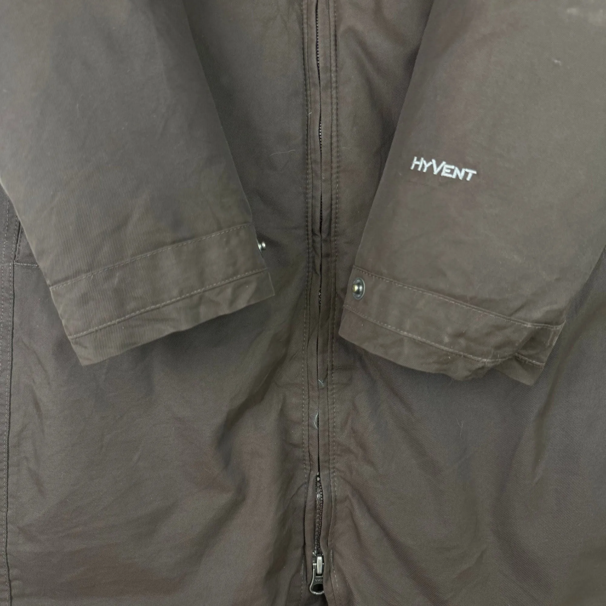 The North Face HyVent Hooded Coat Brown