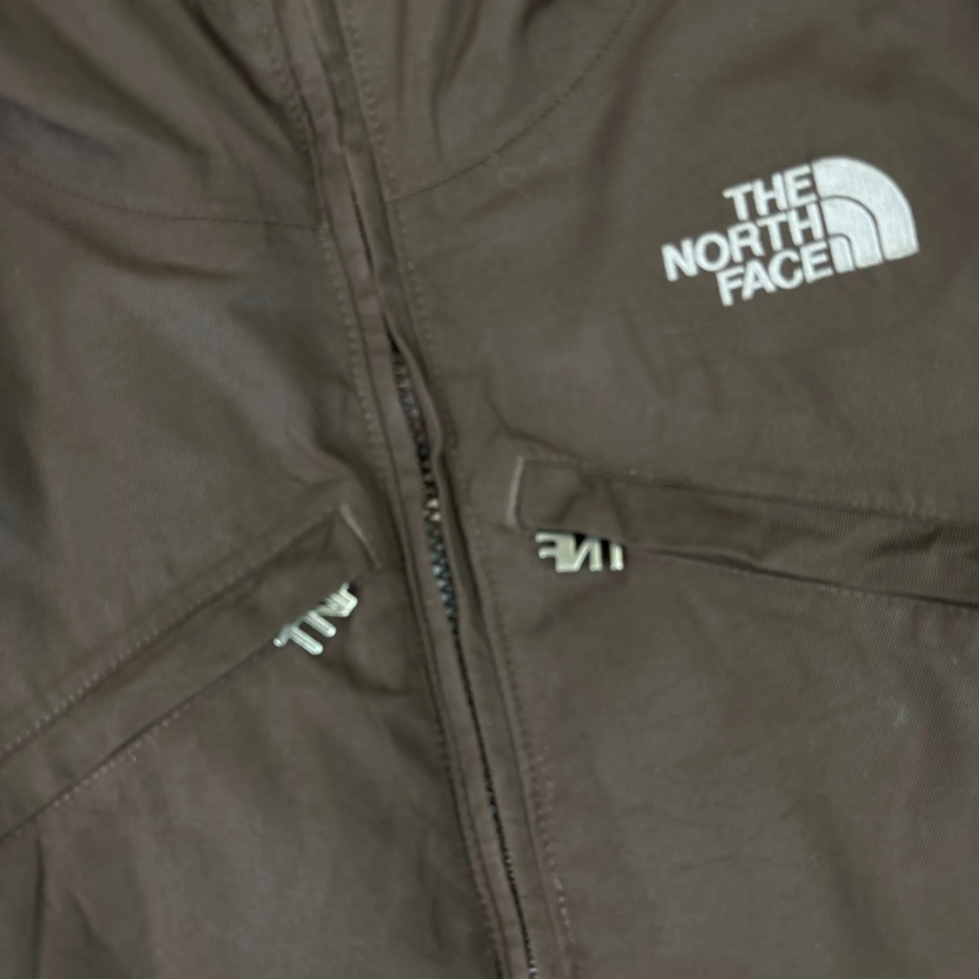 The North Face HyVent Hooded Coat Brown