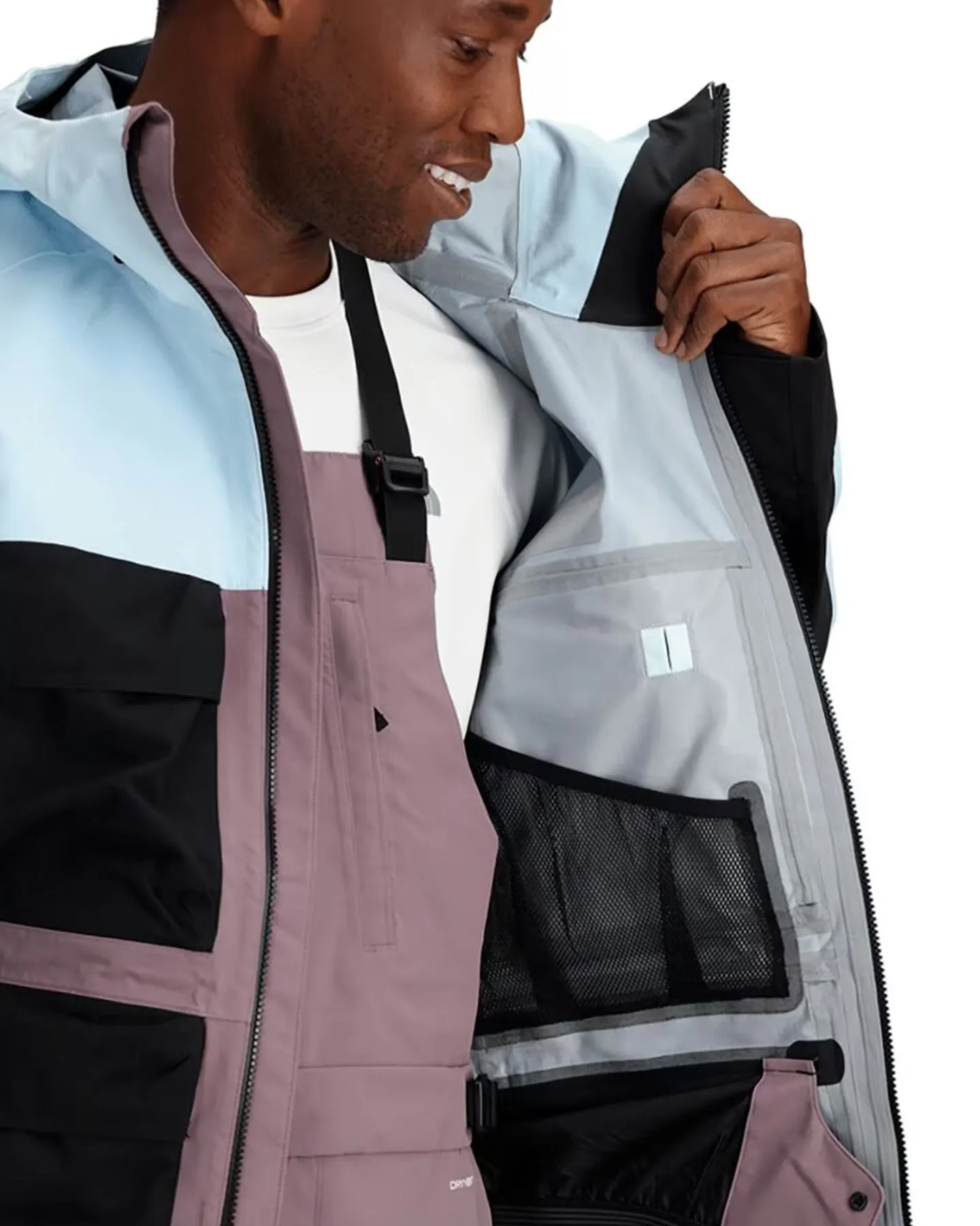 The North Face Men's Dragline Snow Jacket - Icecap Blue/Fawn Grey | Shop Coats & Jackets at Trojan Wake Ski Snow & S