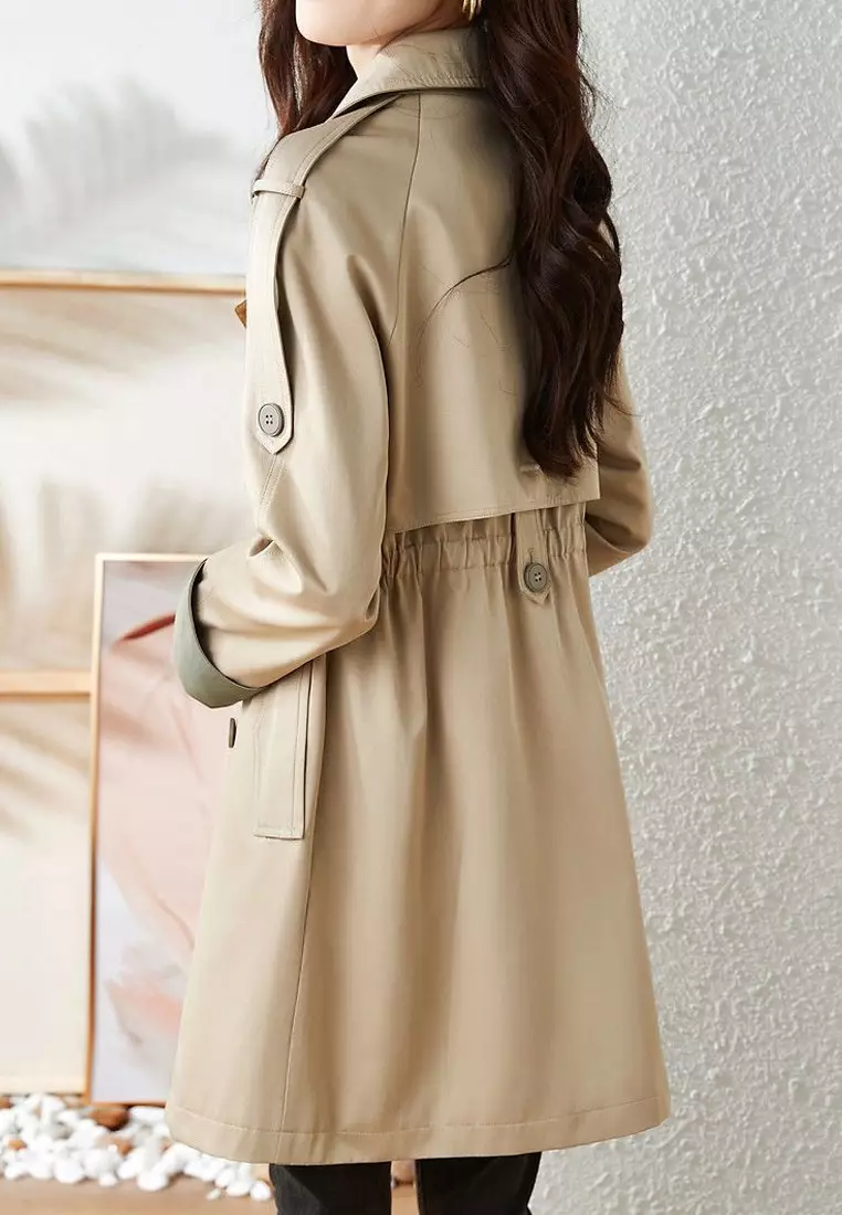 Twenty Eight Shoes Double-breasted Casual Trench Coat HY406861561854