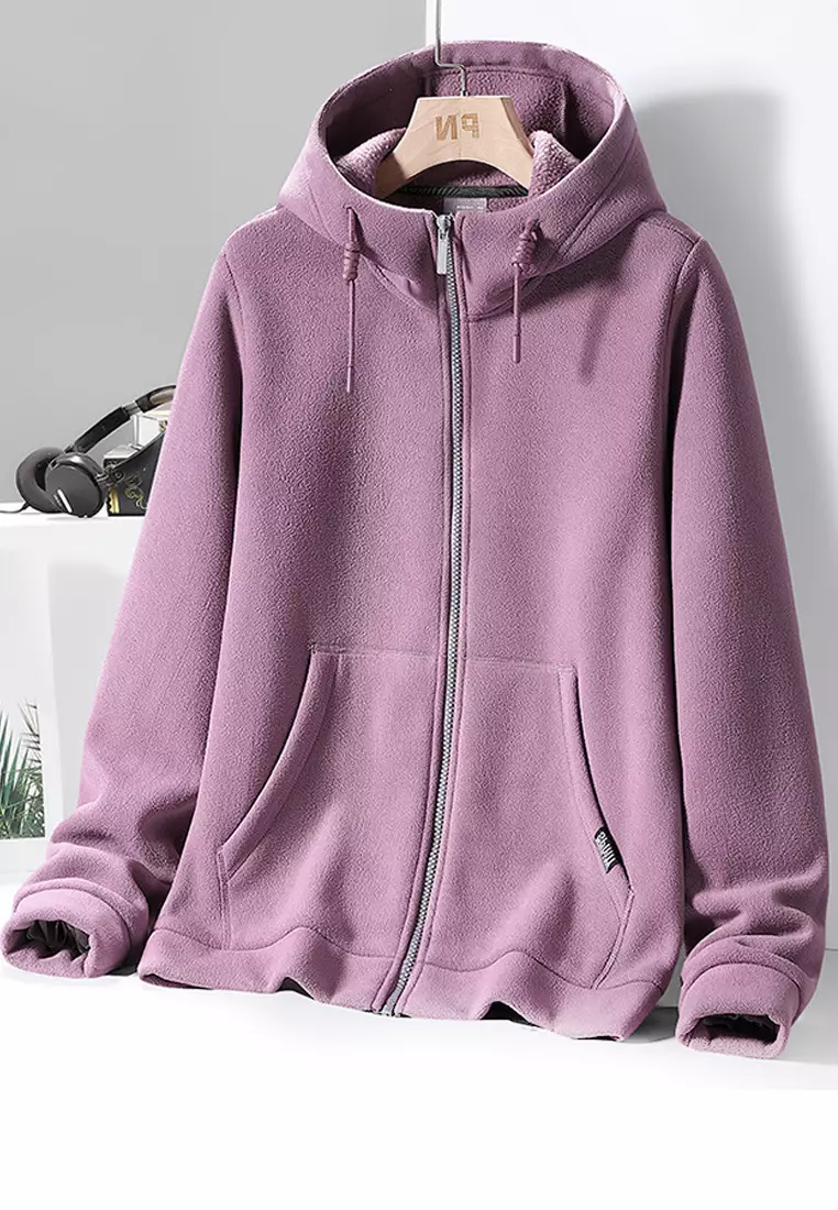 Twenty Eight Shoes VANSA Double-sided Fleece Cardigan Hooded Coat VCW-C22713