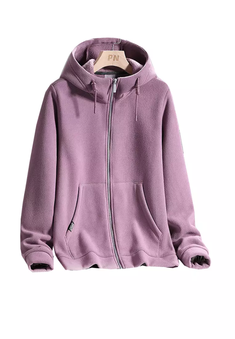 Twenty Eight Shoes VANSA Double-sided Fleece Cardigan Hooded Coat VCW-C22713