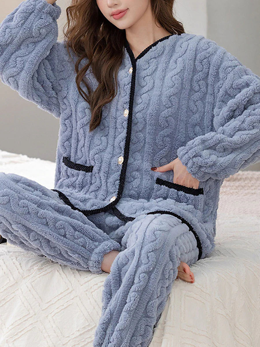 Ultimate Comfort Women's Fleece Loungewear Sets for Fall and Winter