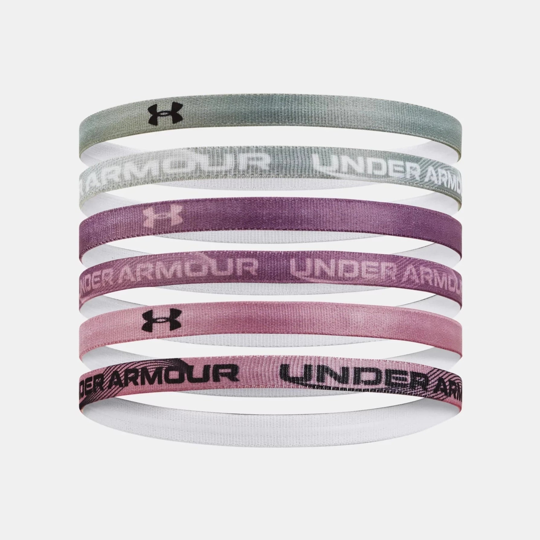 Under Armour Misty Purple 6pk Headbands