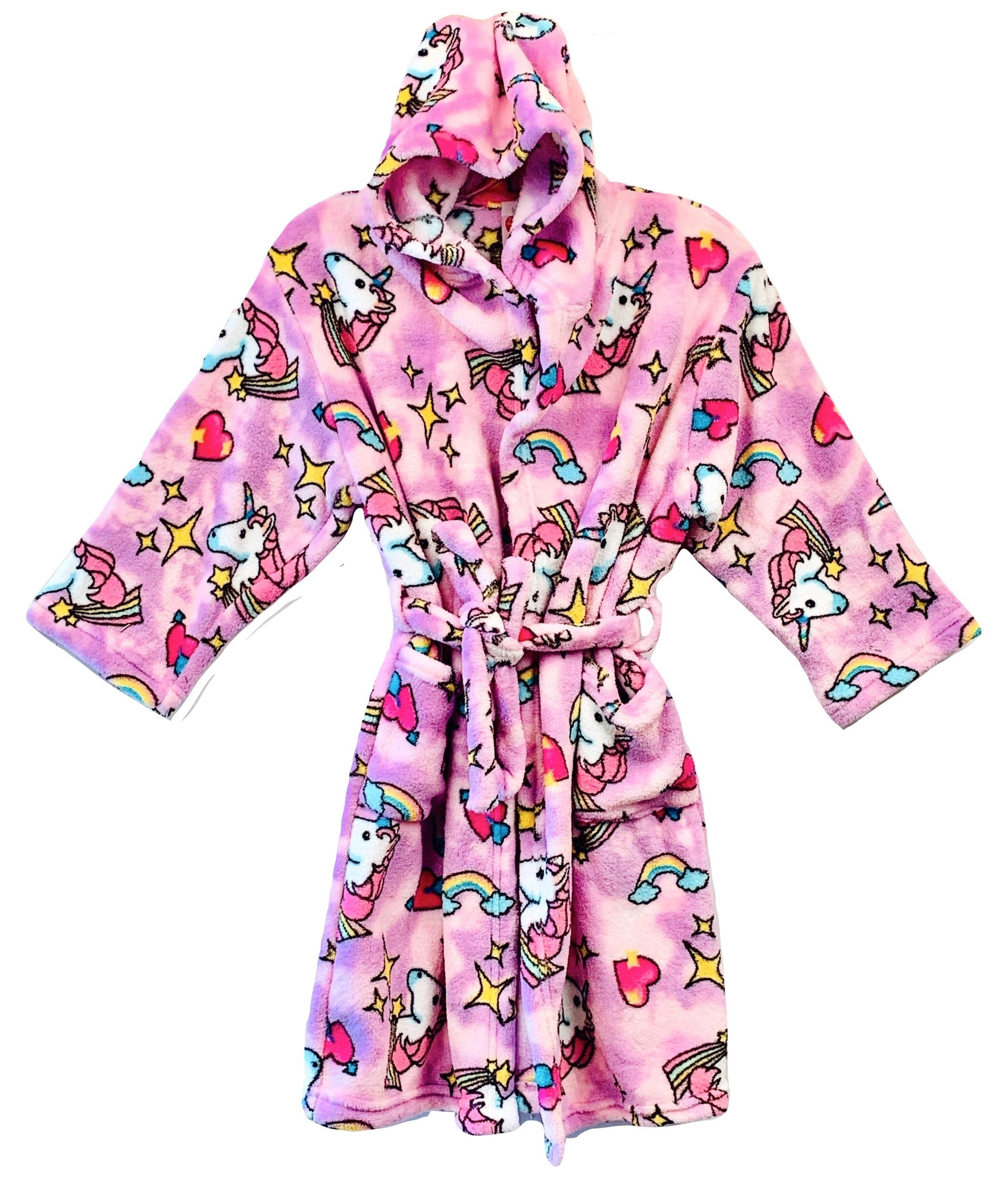 Unicorn Print Bathrobe