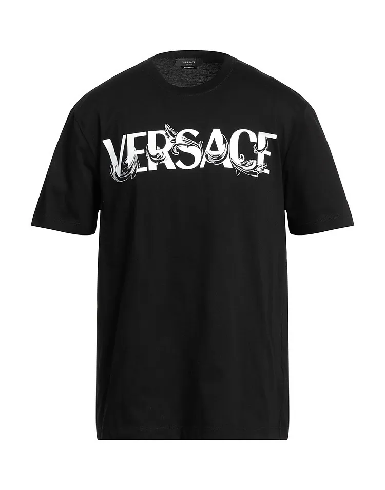 VERSACE  |Short Sleeves Logo Luxury T-Shirts