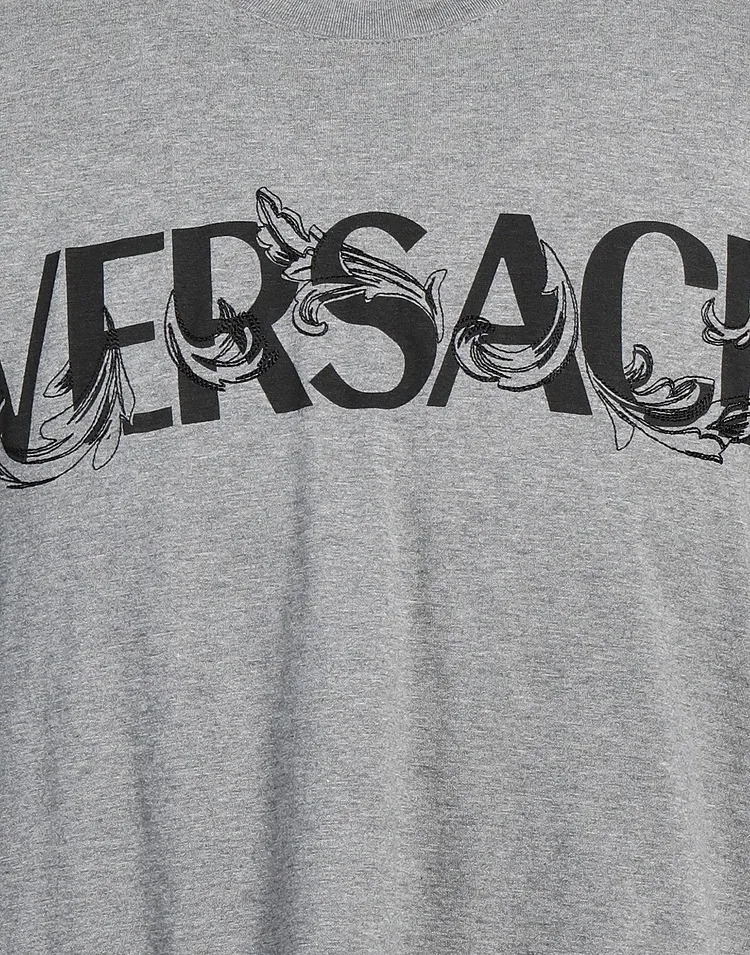 VERSACE  |Short Sleeves Logo Luxury T-Shirts