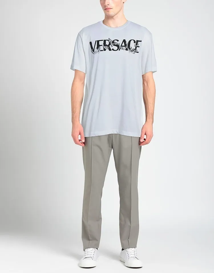 VERSACE  |Short Sleeves Logo Luxury T-Shirts