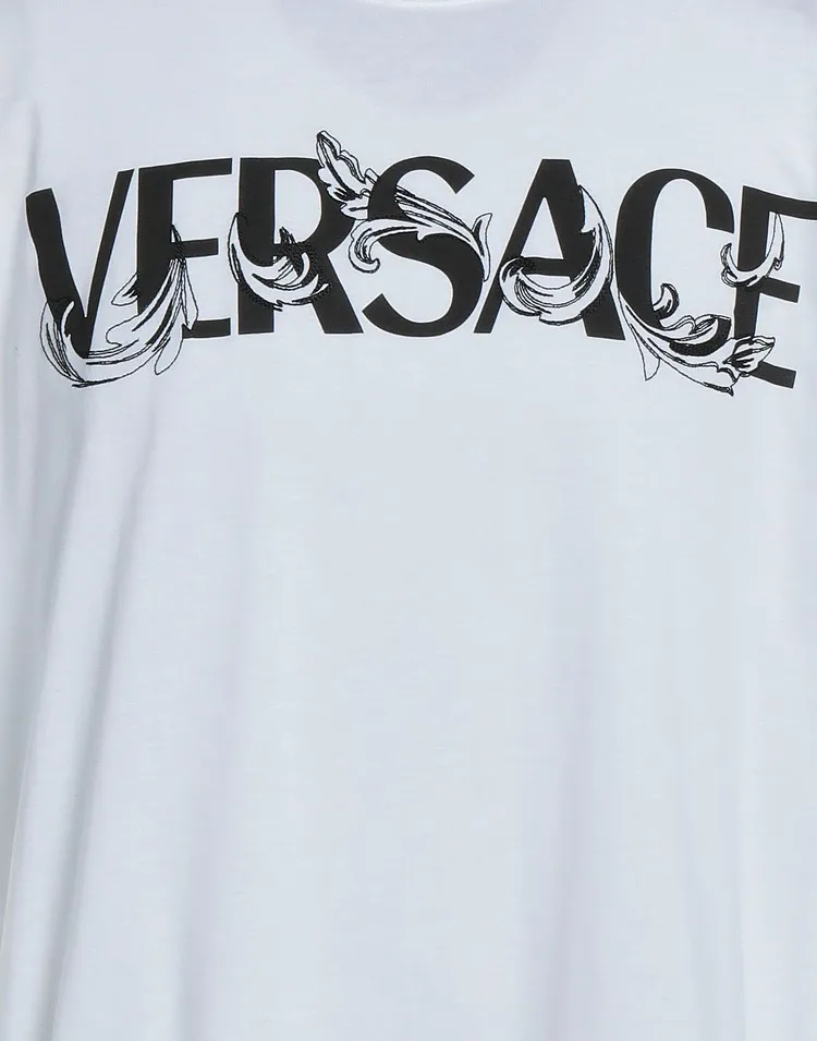 VERSACE  |Short Sleeves Logo Luxury T-Shirts