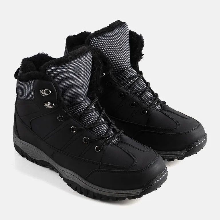 Violette black insulated boots