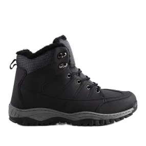 Violette black insulated boots