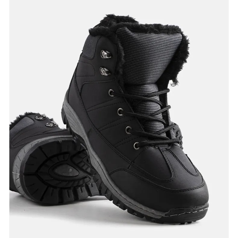 Violette black insulated boots