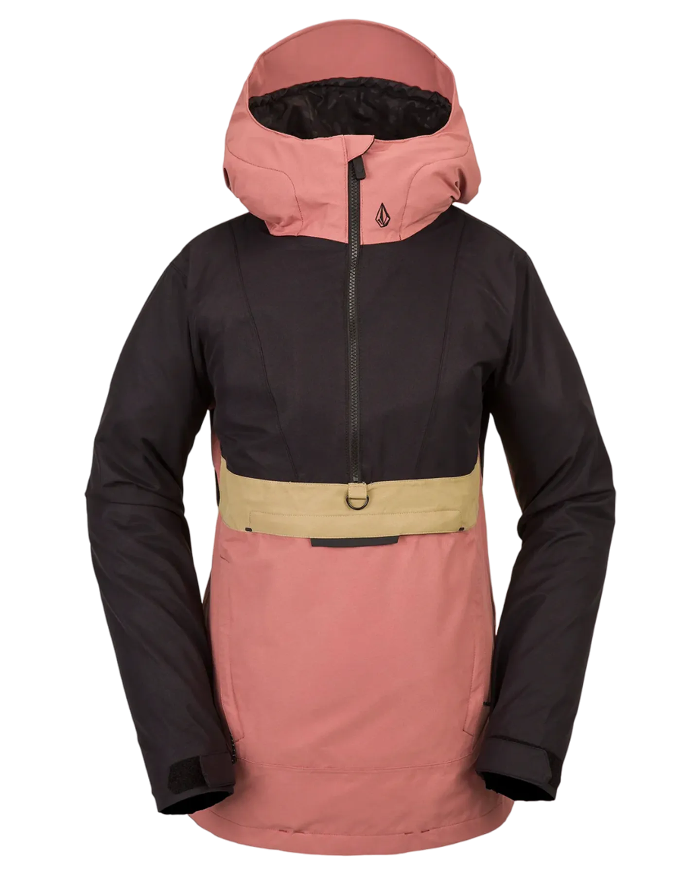 Volcom Ashfield Pullover - Earth Pink | Shop Coats & Jackets at Trojan Wake Ski Snow & Snow Skiers Warehouse