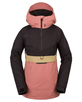 Volcom Ashfield Pullover - Earth Pink | Shop Coats & Jackets at Trojan Wake Ski Snow & Snow Skiers Warehouse