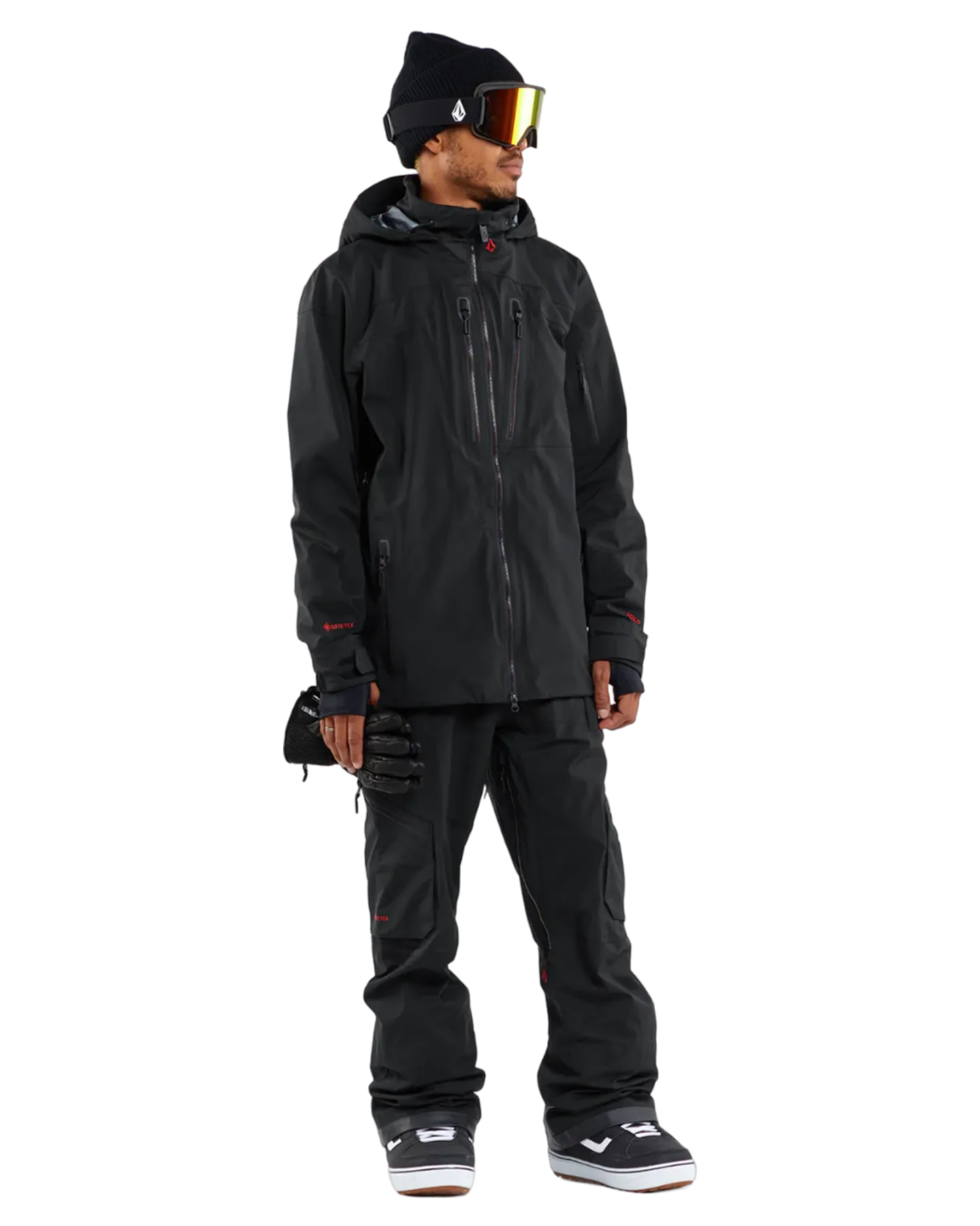 Volcom Guch Stretch Gore Jacket - Black | Shop Coats & Jackets at Trojan Wake Ski Snow & Snow Skiers Warehouse