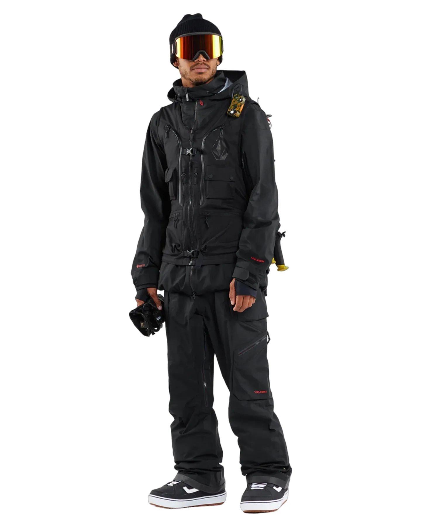 Volcom Guch Stretch Gore Jacket - Black | Shop Coats & Jackets at Trojan Wake Ski Snow & Snow Skiers Warehouse