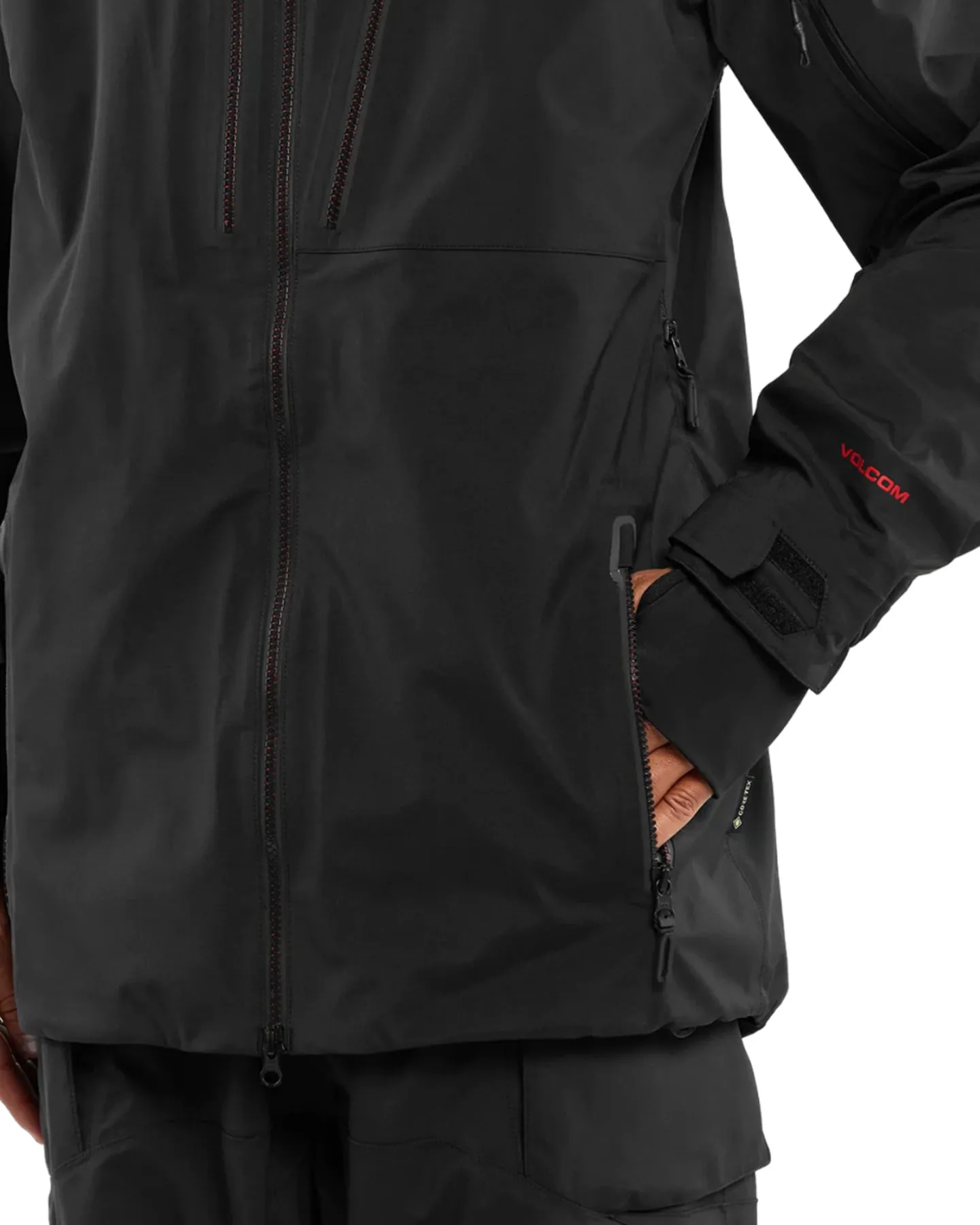 Volcom Guch Stretch Gore Jacket - Black | Shop Coats & Jackets at Trojan Wake Ski Snow & Snow Skiers Warehouse