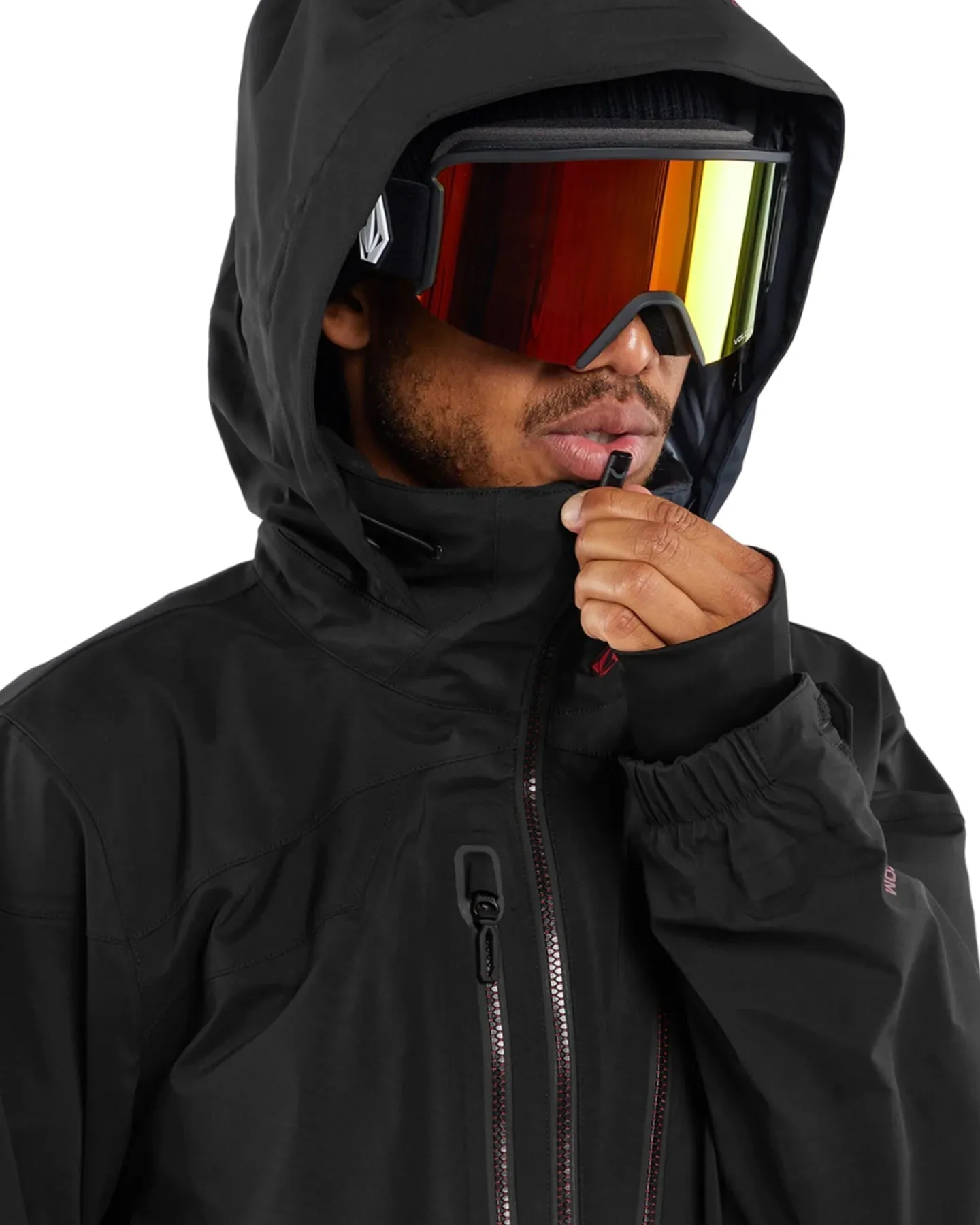 Volcom Guch Stretch Gore Jacket - Black | Shop Coats & Jackets at Trojan Wake Ski Snow & Snow Skiers Warehouse