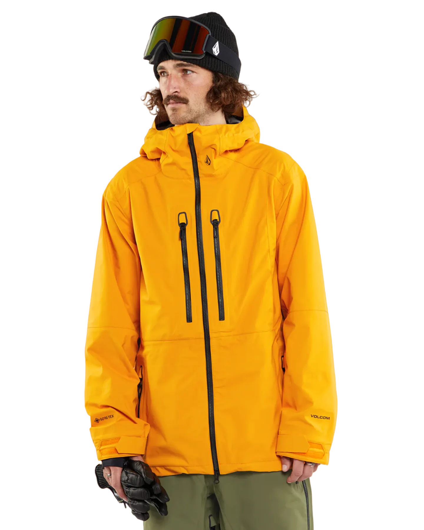 Volcom Guide Gore-Tex Jacket - Gold | Shop Coats & Jackets at Trojan Wake Ski Snow & Snow Skiers Warehouse