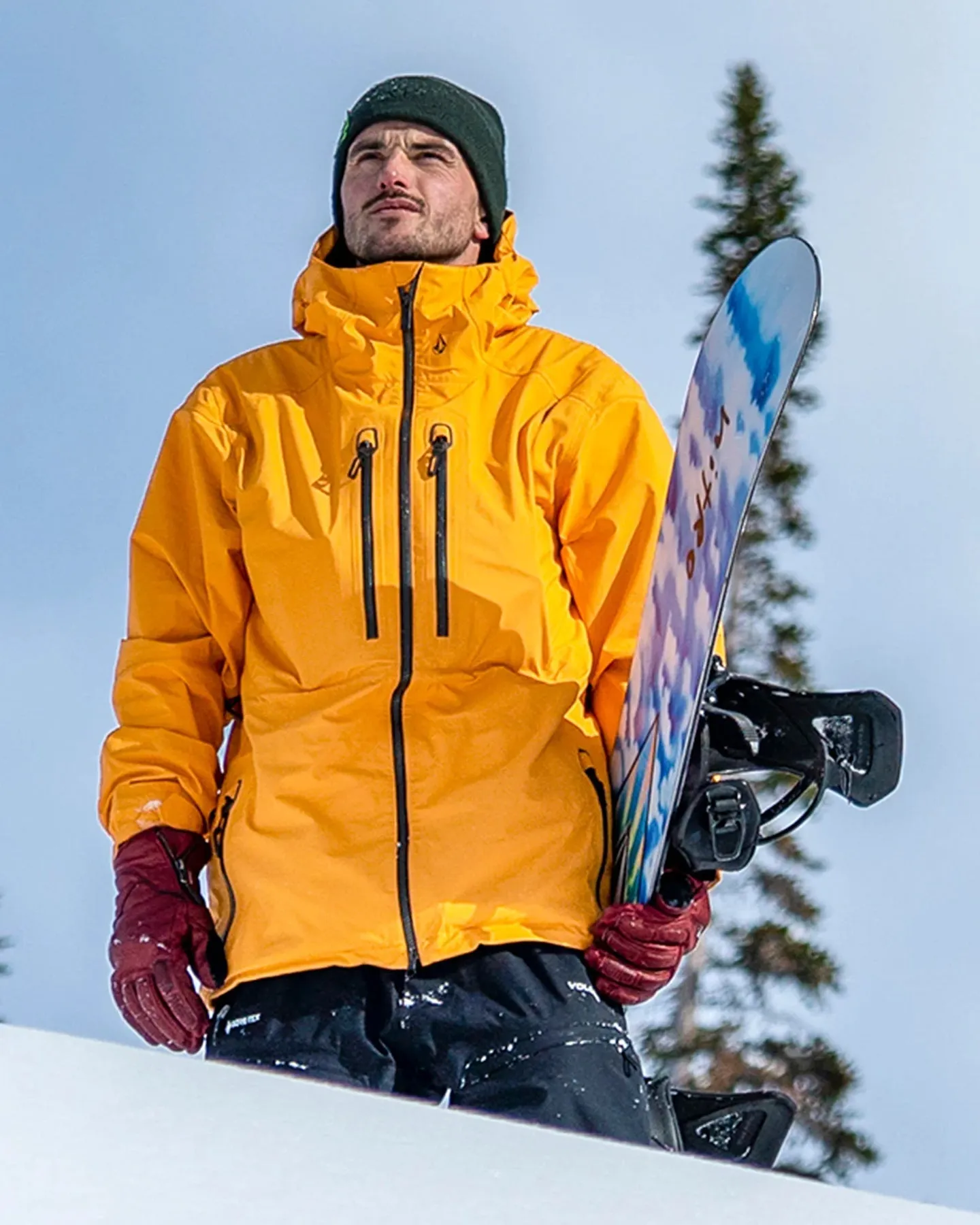 Volcom Guide Gore-Tex Jacket - Gold | Shop Coats & Jackets at Trojan Wake Ski Snow & Snow Skiers Warehouse