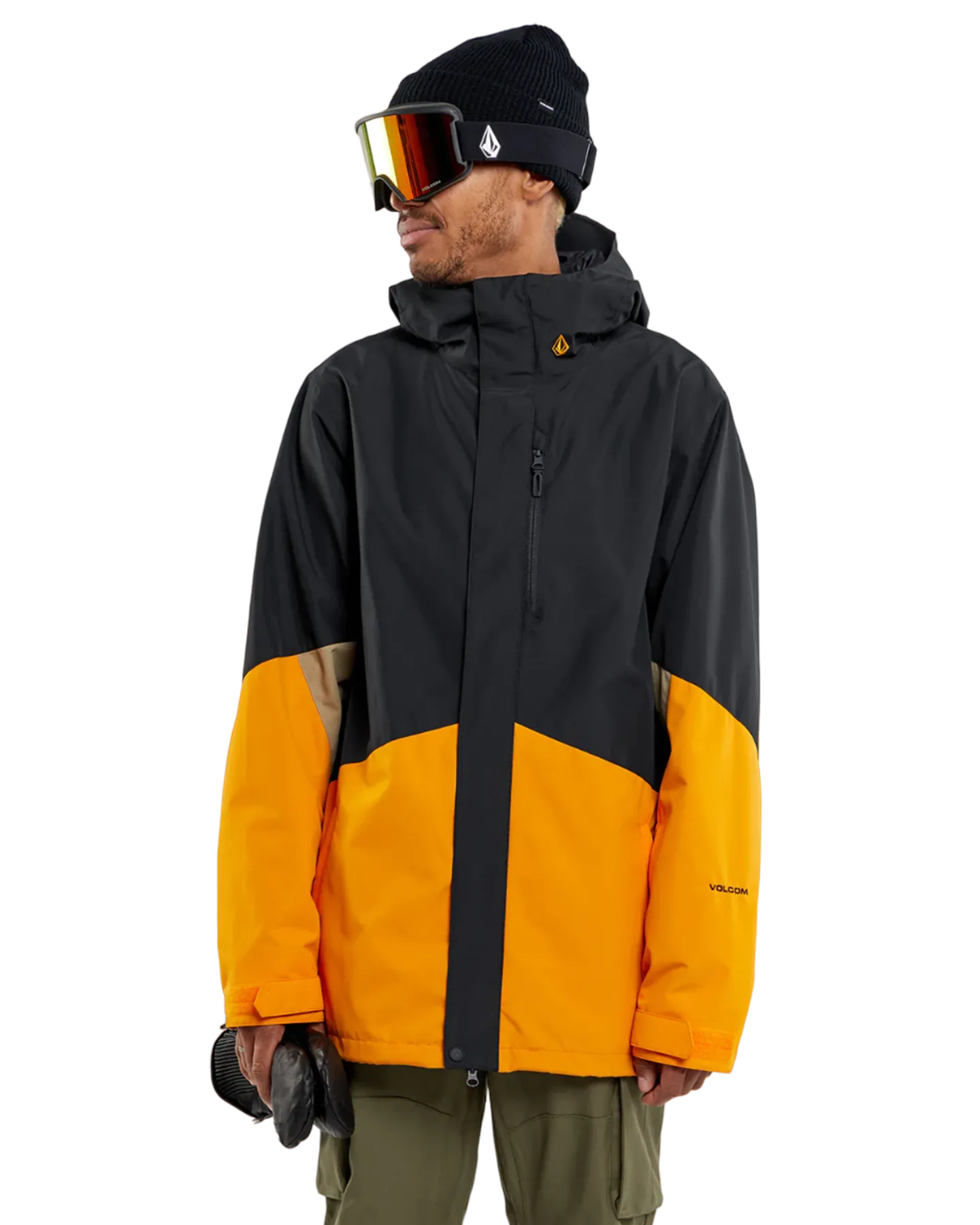 Volcom Vcolp Jacket - Gold | Shop Coats & Jackets at Trojan Wake Ski Snow & Snow Skiers Warehouse