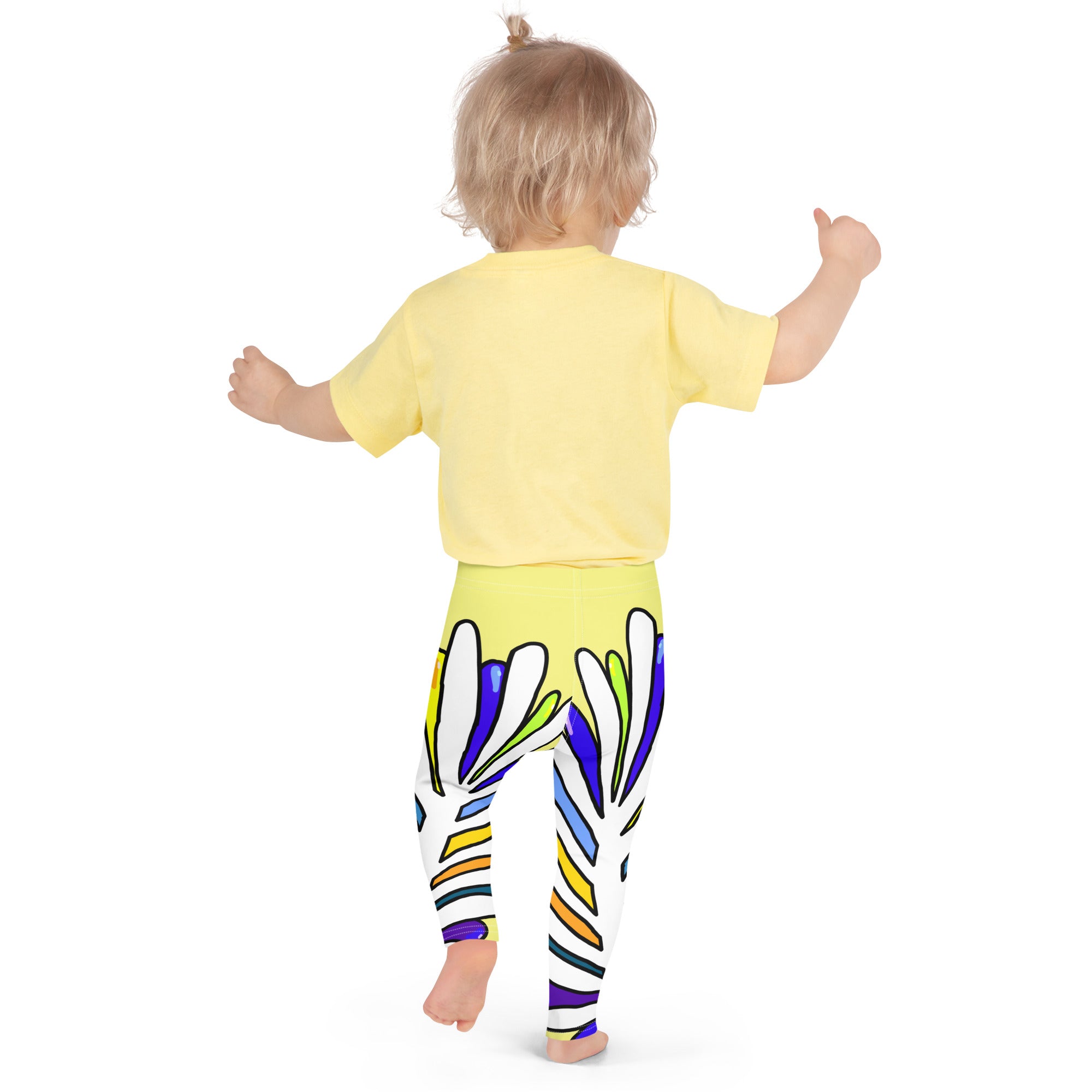 White Leaf Kid's Leggings