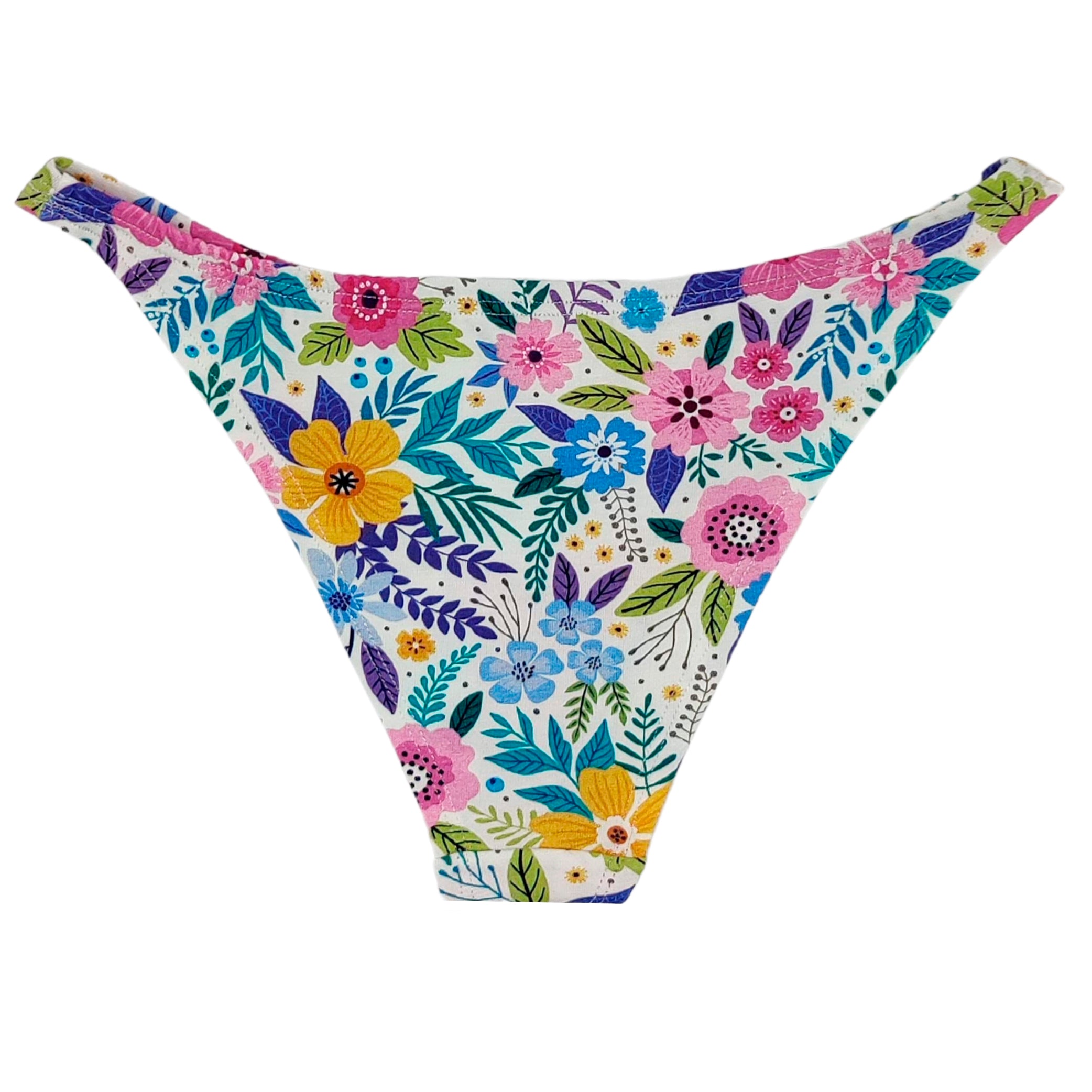 Wildflower Organic Cotton Brazilian Panty