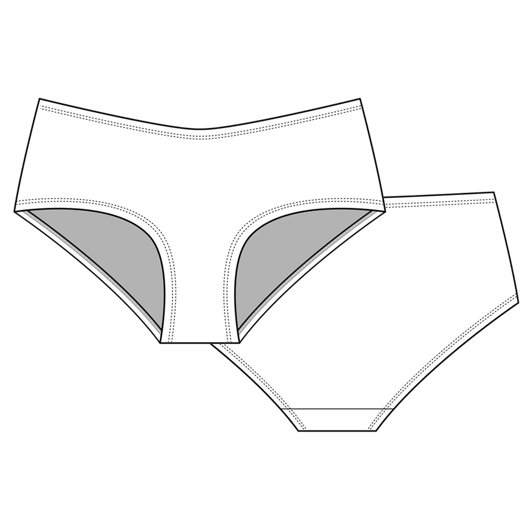 Wildflower Organic Cotton Hipster Panty