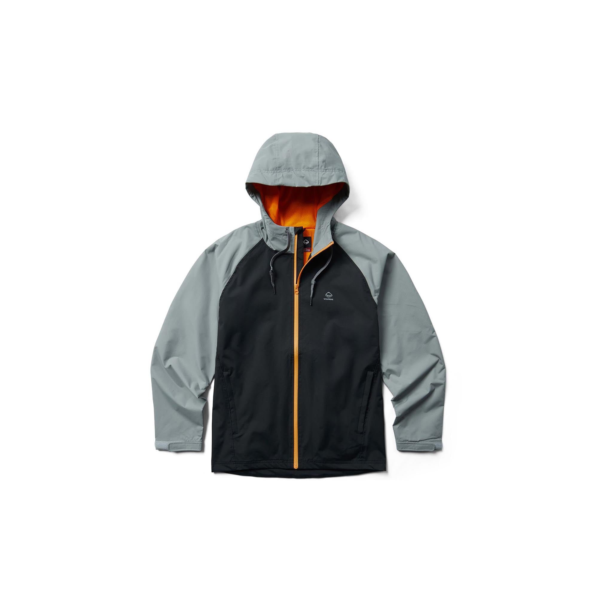 Wolverine I-90 Mesh Lined Rain Jacket Concrete