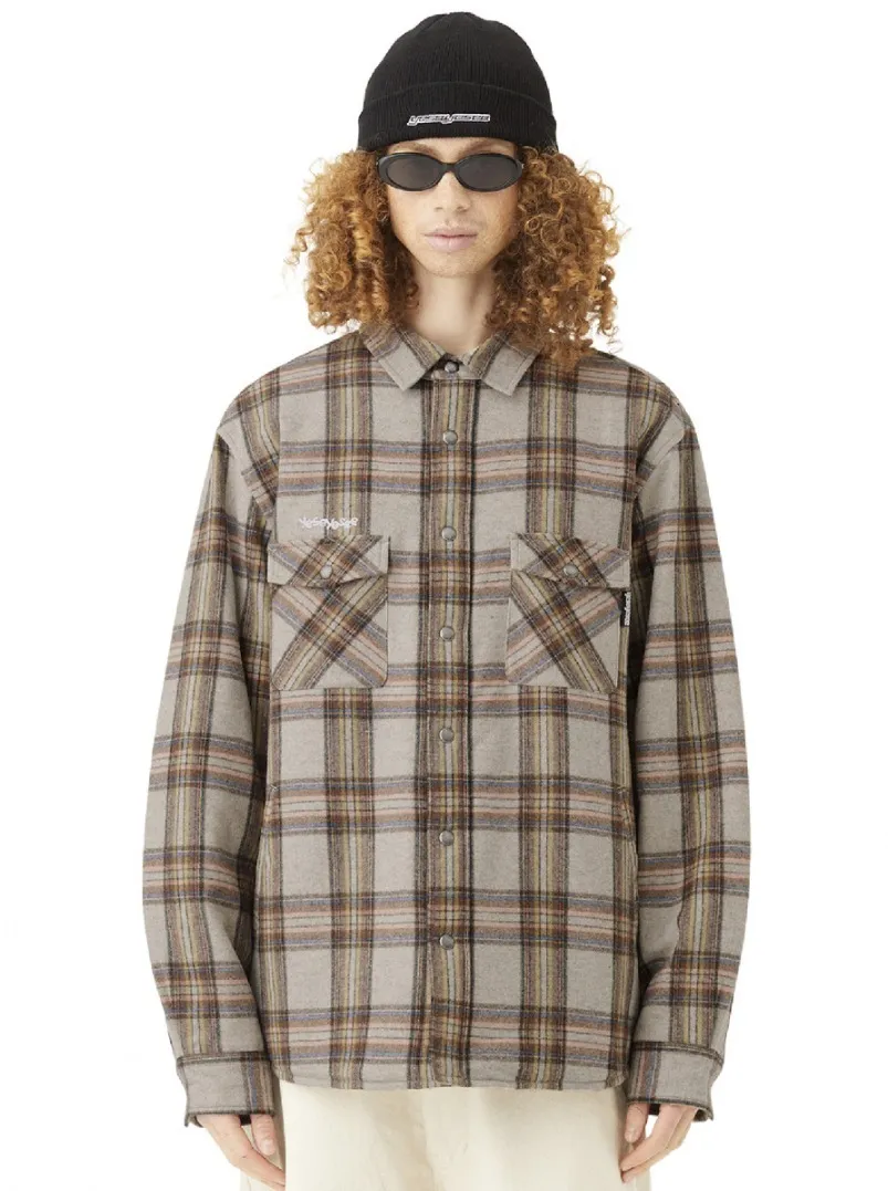 YESEYESEE  |[YESEYESEE] ★ Plaid Quilted Wool Shirts